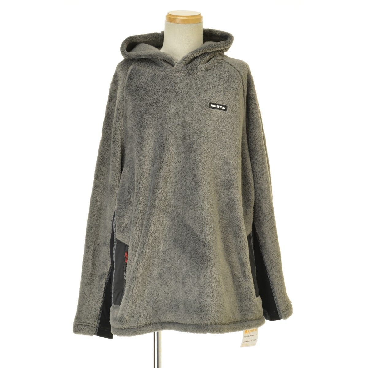 カラーホワイトBRIEFING MS POLARTEC FLEECE HOODIE - ブルゾン