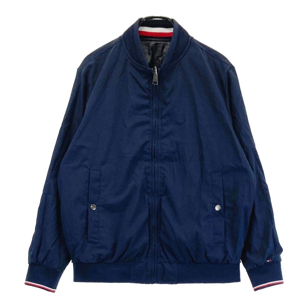 TOMMY HILFIGER トミーヒルフィガー  リバーシブル ナイロン ジップジャケット  ネイビー系 XL [240101390518] メンズ