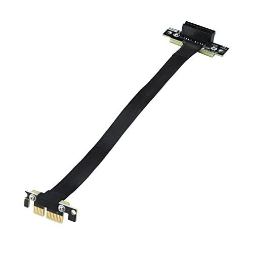 20cm_90° to 90°_2本入り 10Gtek 2本入り PCIE 3.0 延長ケーブル 1X to