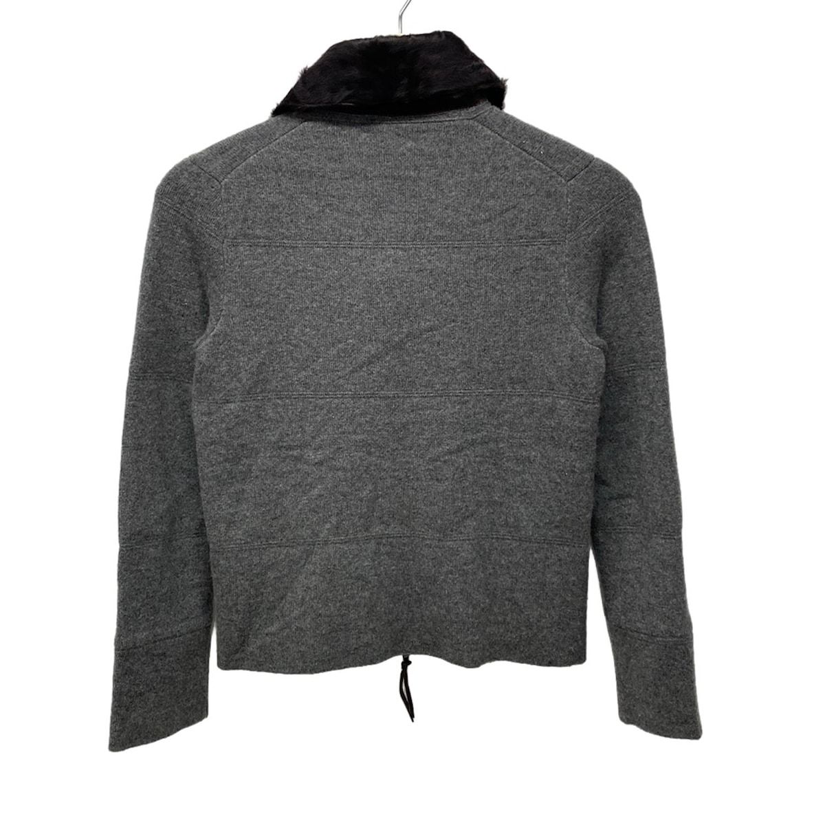 チヴィディーニ CIVIDINI ファー付ジップアップ ニットジャケット 新品
