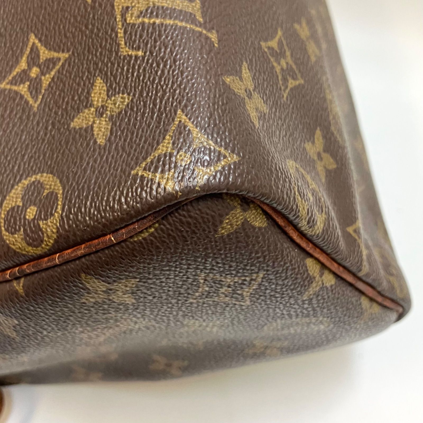 LOUISVUITTON ルイヴィトン スピーディー25 南京錠 モノグラム 南京錠・鍵】ルイヴィトン スピーディ25 ハンドバッグ モノグラム 正規