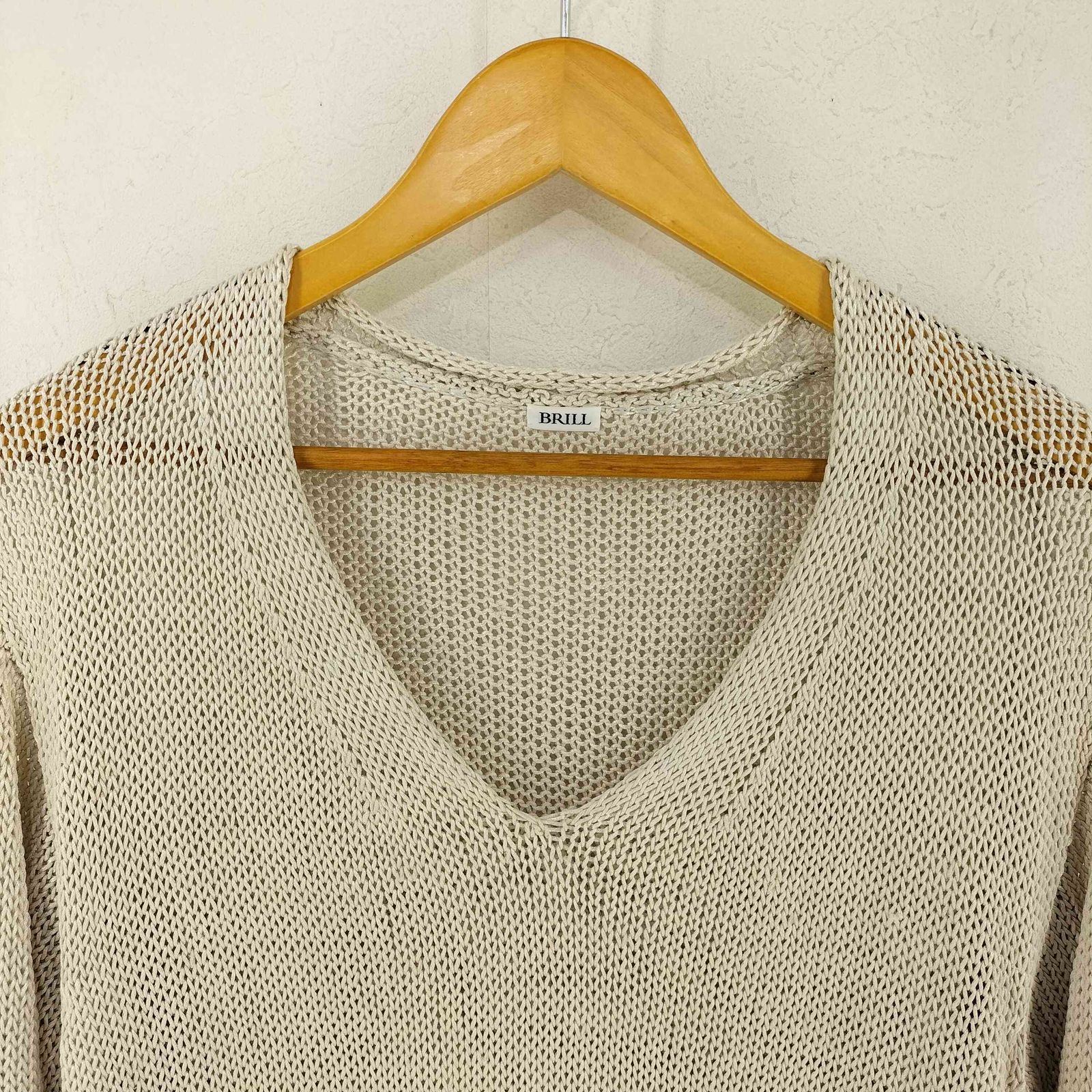 ユーズドフルギ USED古着 BRILL AISHA Vネックプルオーバーニット