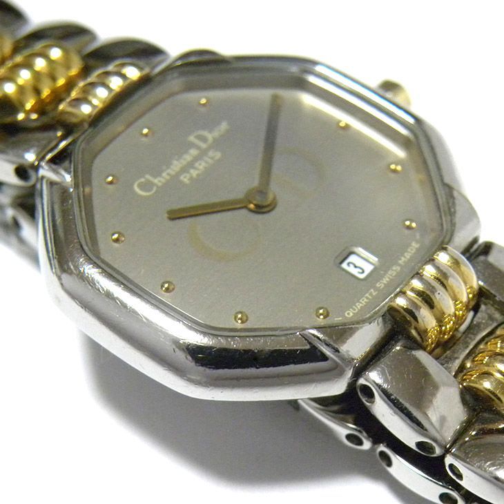 【ジャンク・売り切り品】クリスチャンディオール／オクタゴン 48-203／QZ 訳あり・売り切り品】クリスチャンディオール／オクタゴン 48