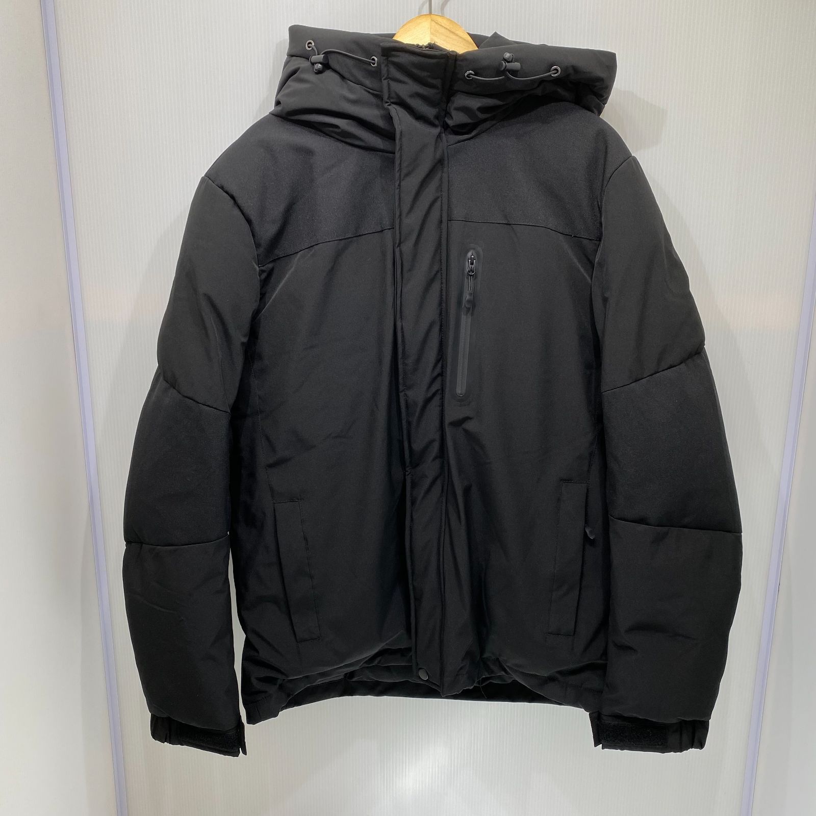 Suggestion ストレッチ中綿 フードジャケット 640211 M ブラック 