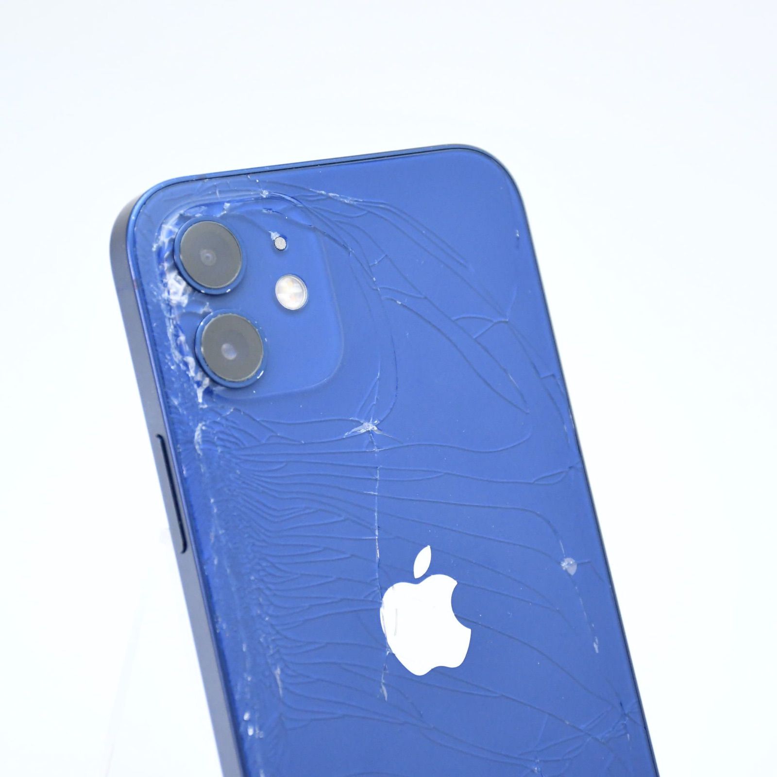 ジャンク＊動作可能＊液晶美品】au SIMフリー iPhone12 128GB ブルー 