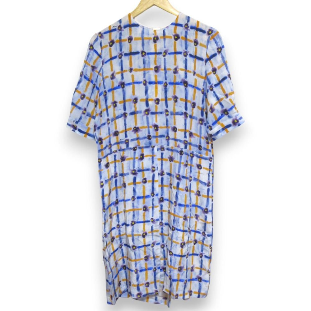 MARNI ワンヒス＆トレス 未使用 24SS MARNI マルニ シルク100％ 総柄プリント ハーフ
