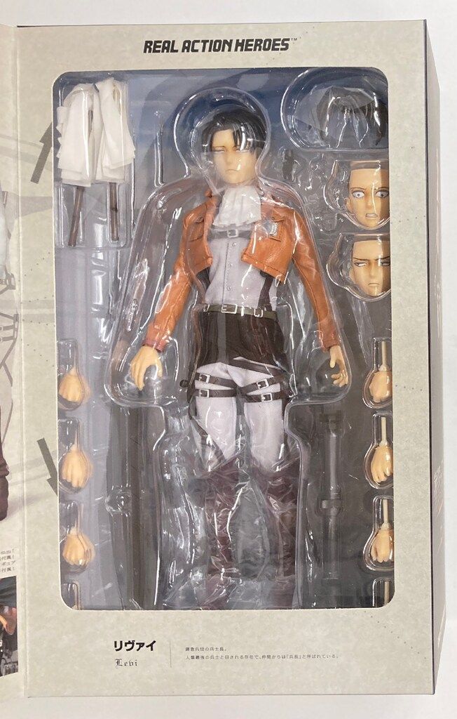 メディコム・トイ REAL ACTION HEROES 進撃の巨人 リヴァイ 初回生産