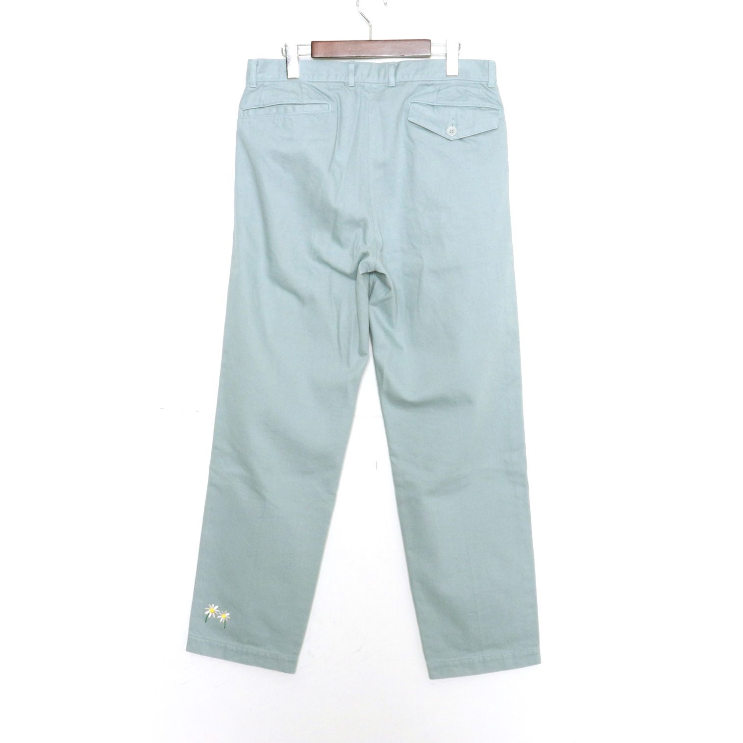 ttt_msw パンツ TTT MSW 20SS フラワー刺繍デニムパンツ ブルー - メルカリ