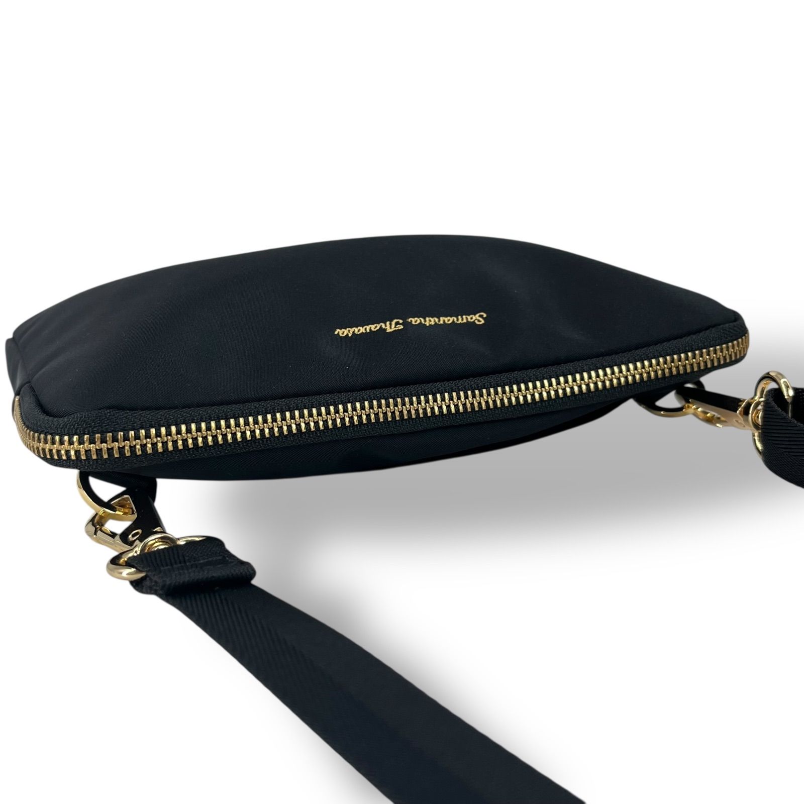 Samantha Thavasa サマンサタバサ ポーチ ショルダーバッグ サコッシュレディース ナイロン ブラック 黒 斜め掛け 5104 DECORATOM_COM_BR