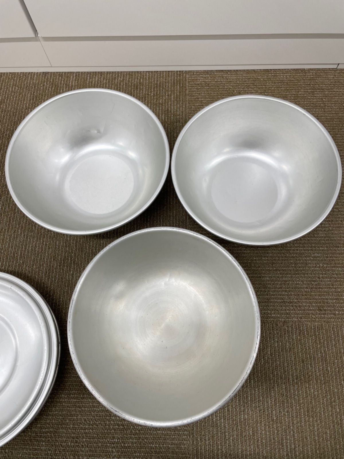 【学校給食　ボウル蓋付き　3個セット】