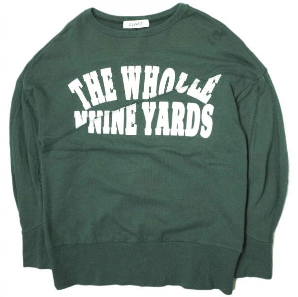 CEaRET シーレット 22AW 日本製 Remake Logo Sweat リメイクロゴ