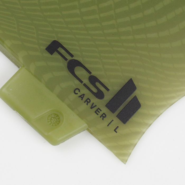  FCS 2 FIN フィン ５フィン トライフィン クワッドフィン カーバー CARVER TRI-QUAD - NG EcoBlend カーキ ユーカリ ネオグラス エコブレンド Lサイズ エフシーエス2フィン ショート用 クアッドフィン ４フィン サーフボードフィン サーフィン ボディボード