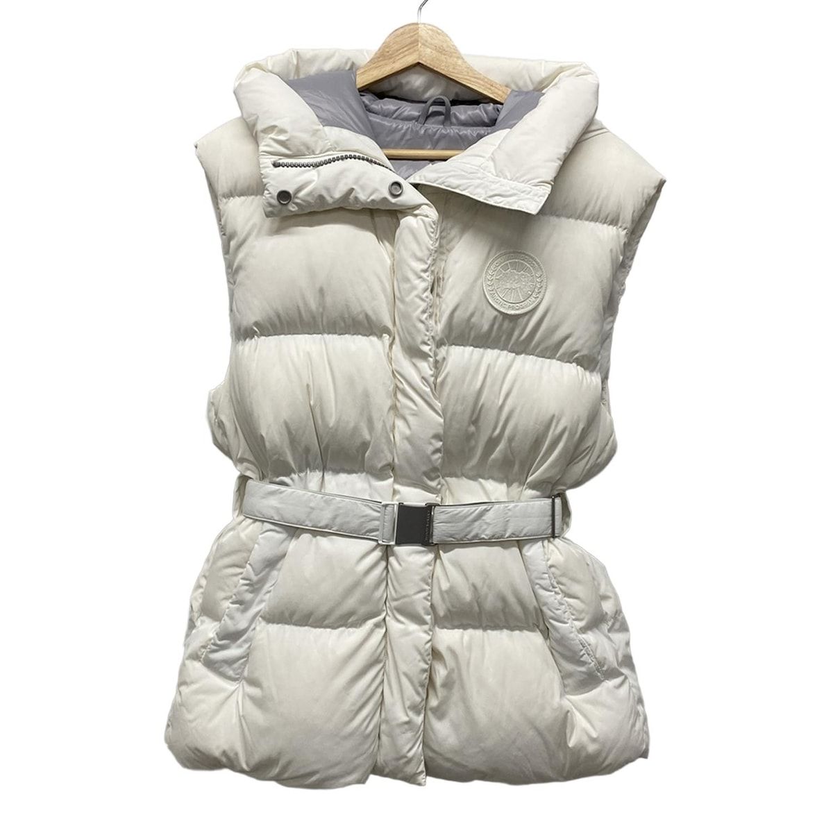 CANADA GOOSE カナダグース ダウンベスト サイズXS TP レディース レイラ ベスト 8813W 白 冬 ジップアップ