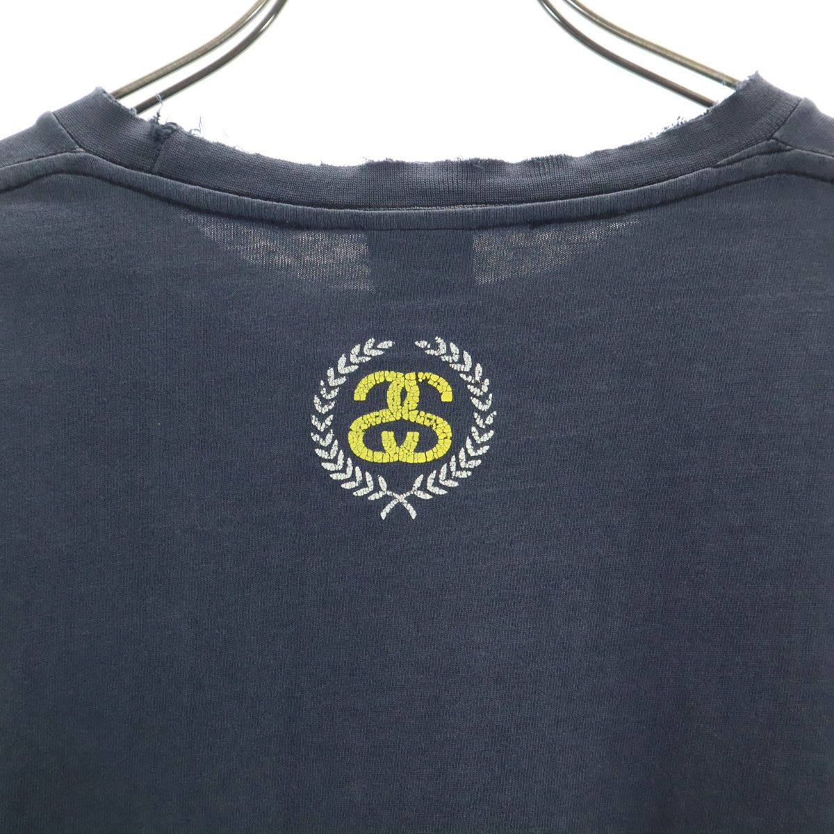 STUSSY ステューシー 90s オールド USA製 紺タグ スカル 長袖 Tシャツ STUSSY ステューシー 90s オールド USA製 紺タグ スカル 長袖 Tシャツ