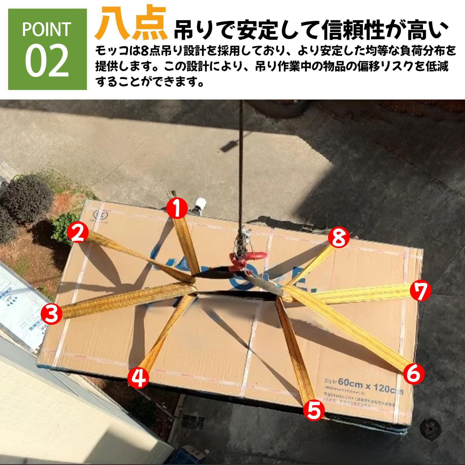 工事現場 重物吊