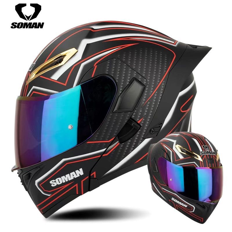 バイク用ヘルメット インナーバイザー付き