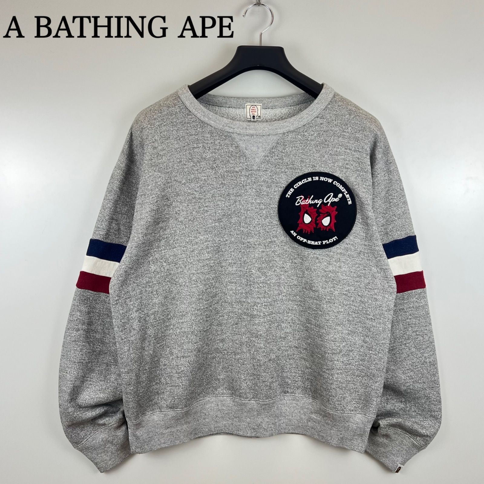 A BATHING APE アベイシングエイプ ×スパイダーマン スウェット sizeS 