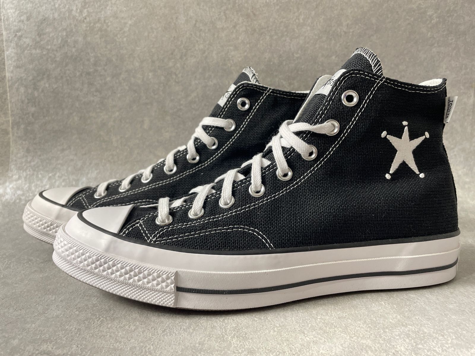 新品】STUSSY x CONVERSE ALL STAR 70 HI BLACK CHUCK TAYLOR