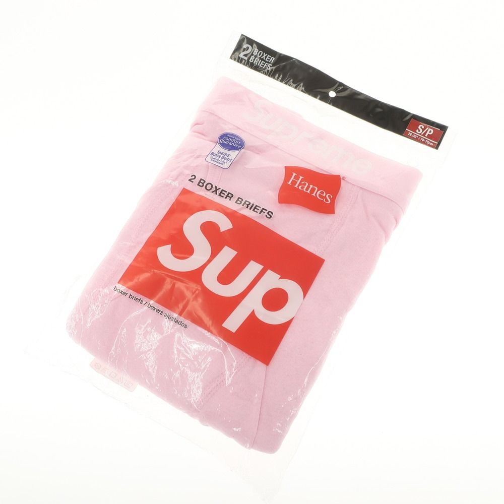 Supreme - 【中古】【未使用】シュプリーム Supreme 2021年秋冬 Hanes Boxer Briefs Pink ボクサーパンツ 下着 【サイズＳ】【メンズ】 中古】【未使用】シュプリーム Supreme 2021年秋冬 Hanes Boxer