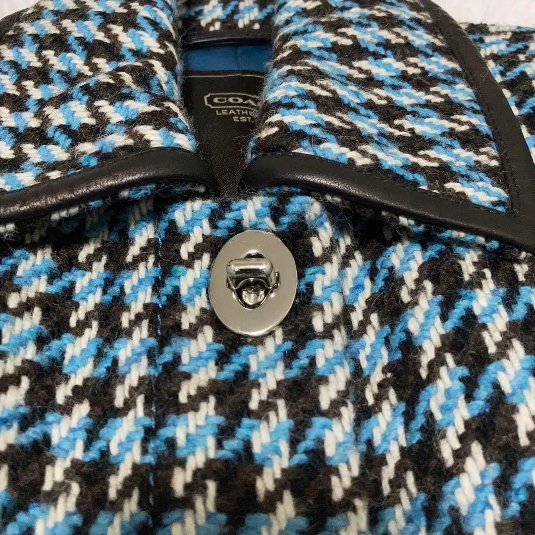 極美品】COACH ロング丈コート スプリングコート ターンロック