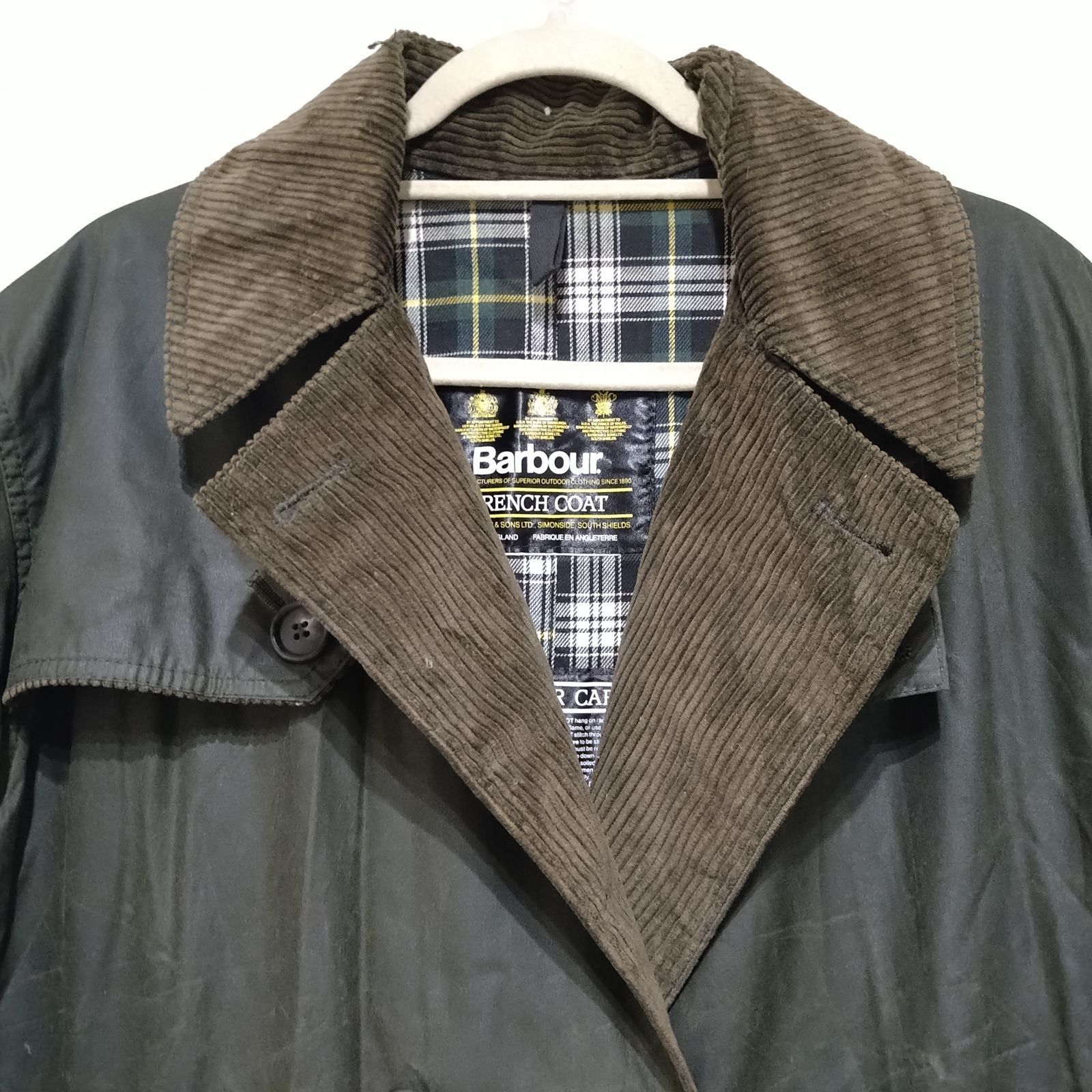 ☆レアモデル☆ Barbour TrenchCoat バブアー トレンチコート ロング