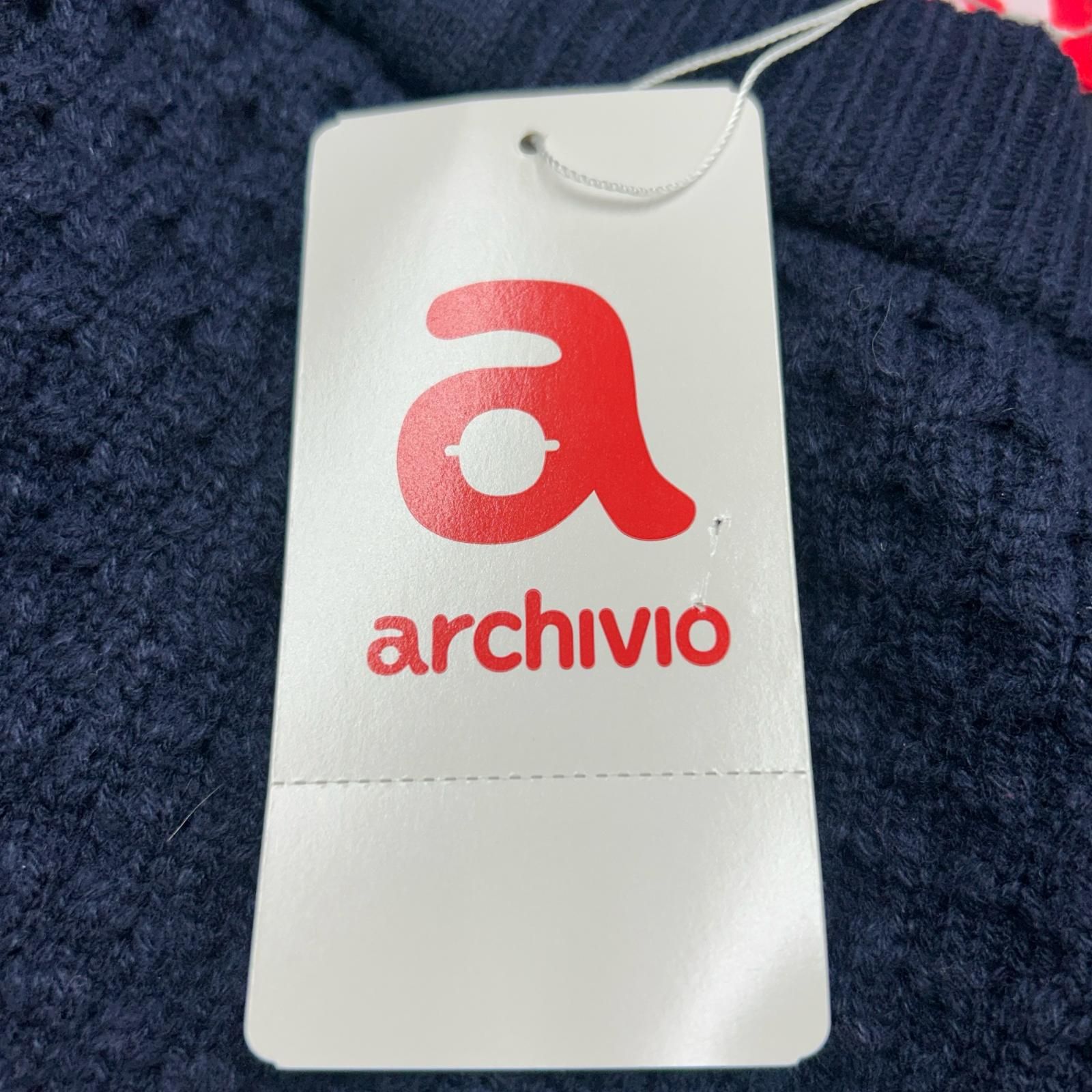 ネイビー ニット