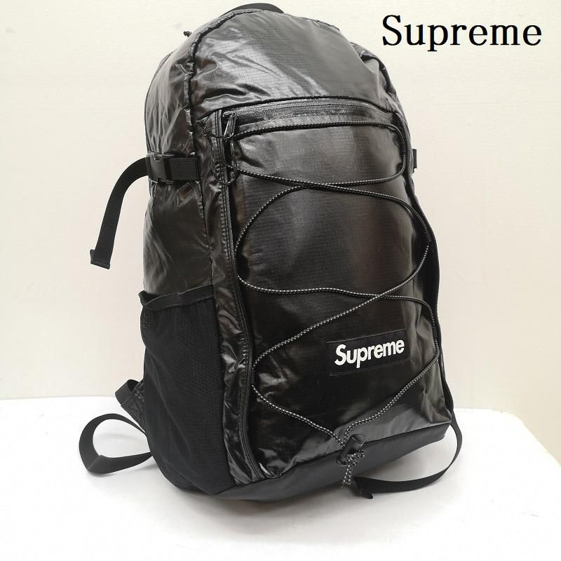 美品✨Supreme 2017AW CORDURA ブラックバックパック Supreme シュプリーム リュックサック、デイパック リュック