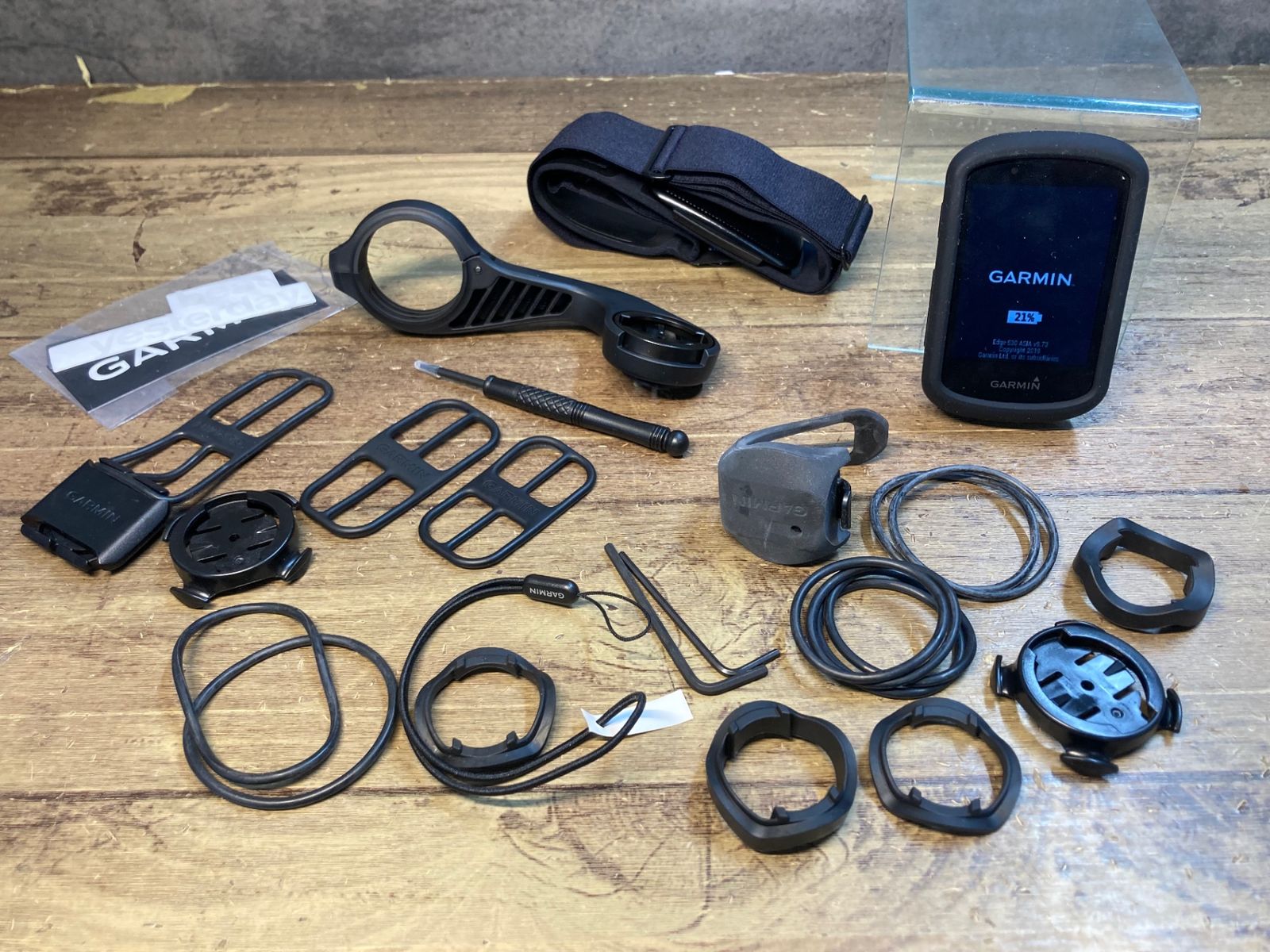 JA875 ガーミン GARMIN EDGE530 サイクルコンピューター スピード ケイデンス ハートレートセンサー付属 動作不安定