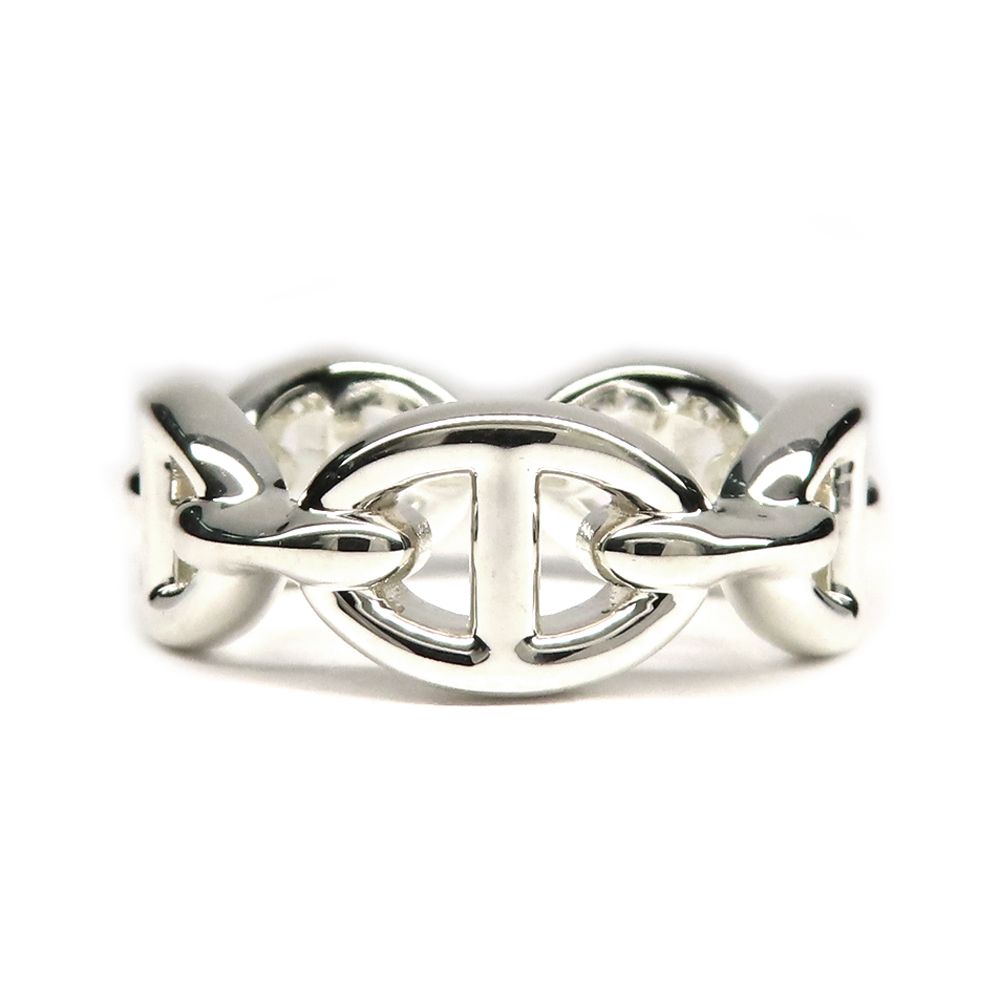 名古屋】エルメス リング シェーヌダンクル アンシェネPM 49 Ag925  