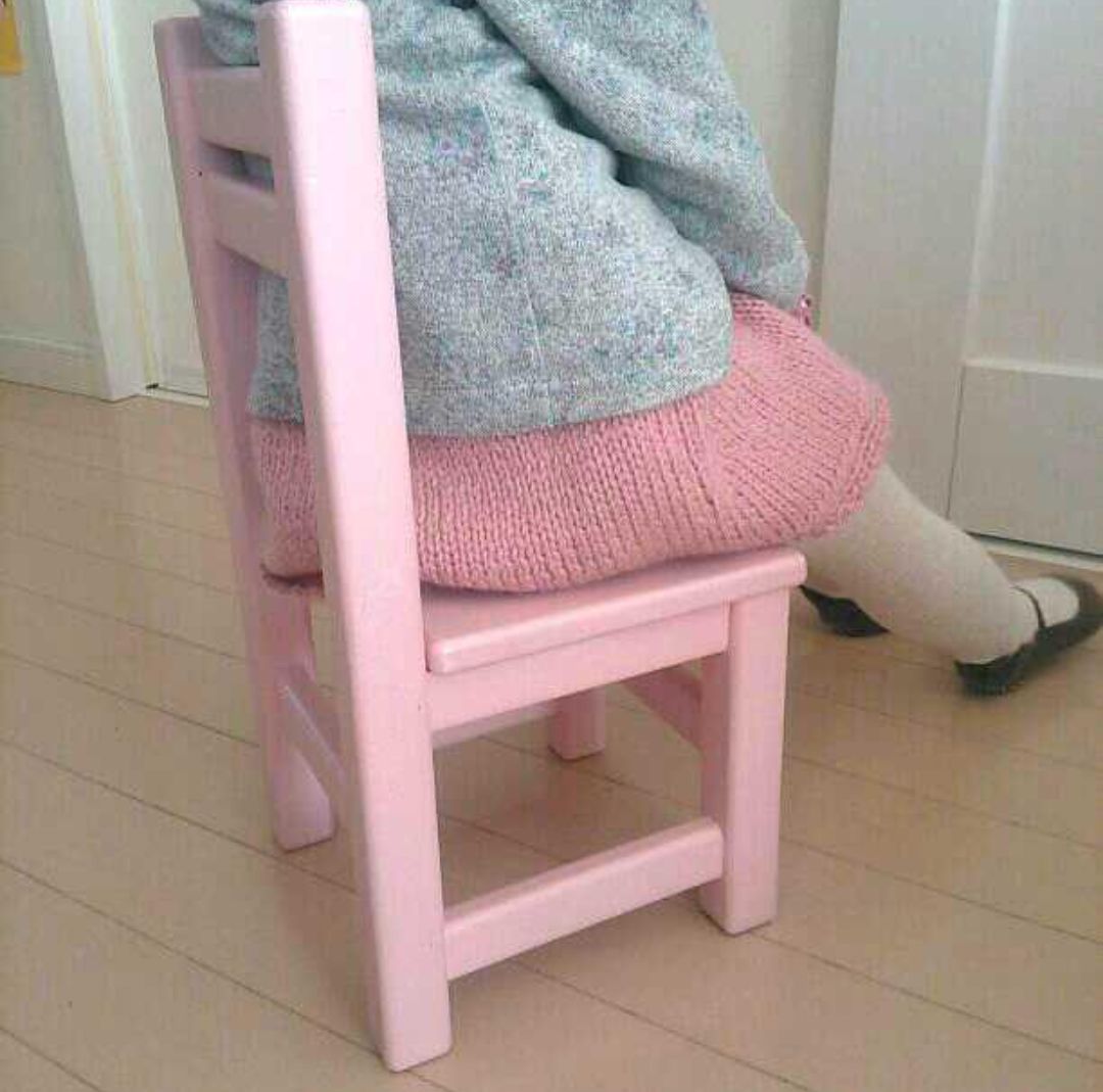 【発送予定…2～3週間後】オフホワイト キッズチェア 子供椅子