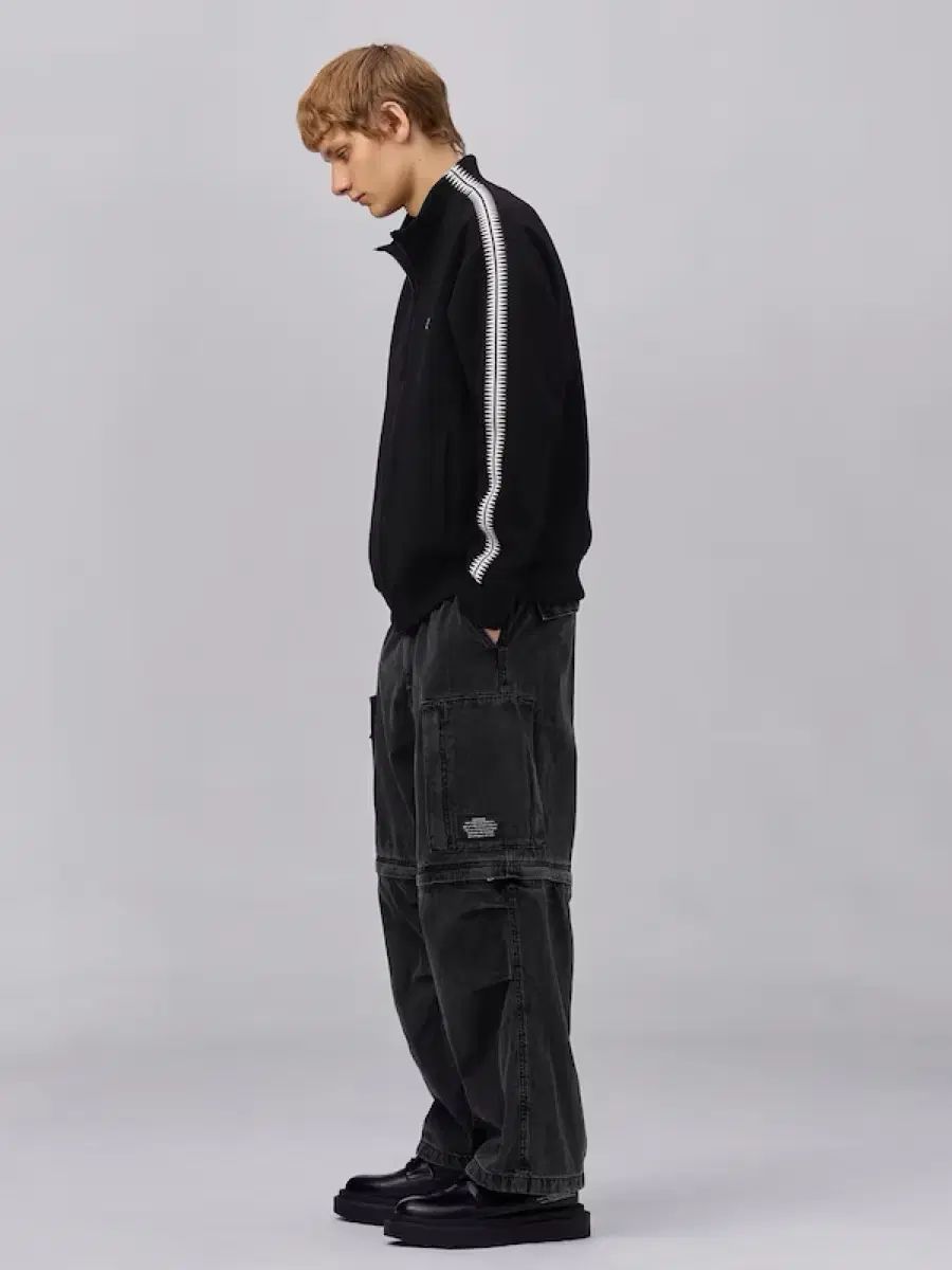 GU UNDERCOVERデニムコンバーチブルワイドカーゴパンツ BLUE XS GU公式 | デニムコンバーチブルワイドカーゴパンツ UNDERCOVER