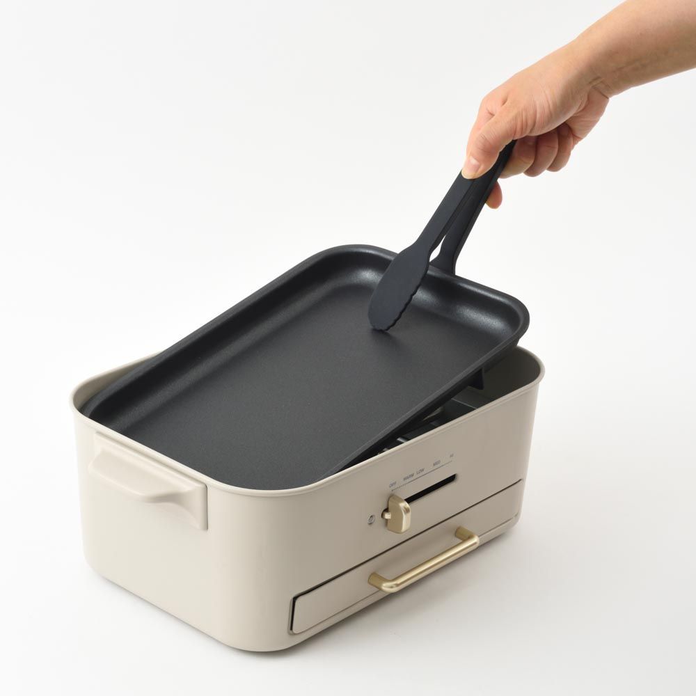 【メルカリ市】BRUNO 減煙コンパクトグリルホットプレート BOE109-GR BRUNO ブルーノ コンパクトグリルホットプレート グレージュ BOE109