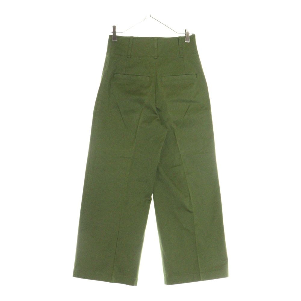 HERMES (エルメス) パンツ ボトム グリーン コットン #34 2E0407DM  