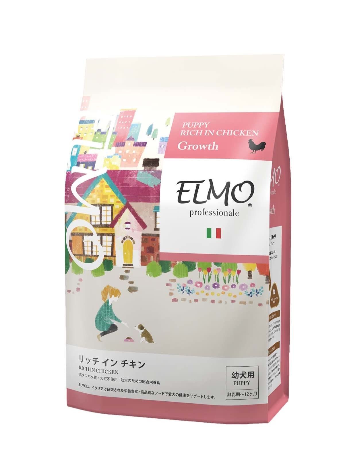 幼犬 子犬用 イタリア製ドッグフード 3kg】ELMO エルモ パピー Rich in