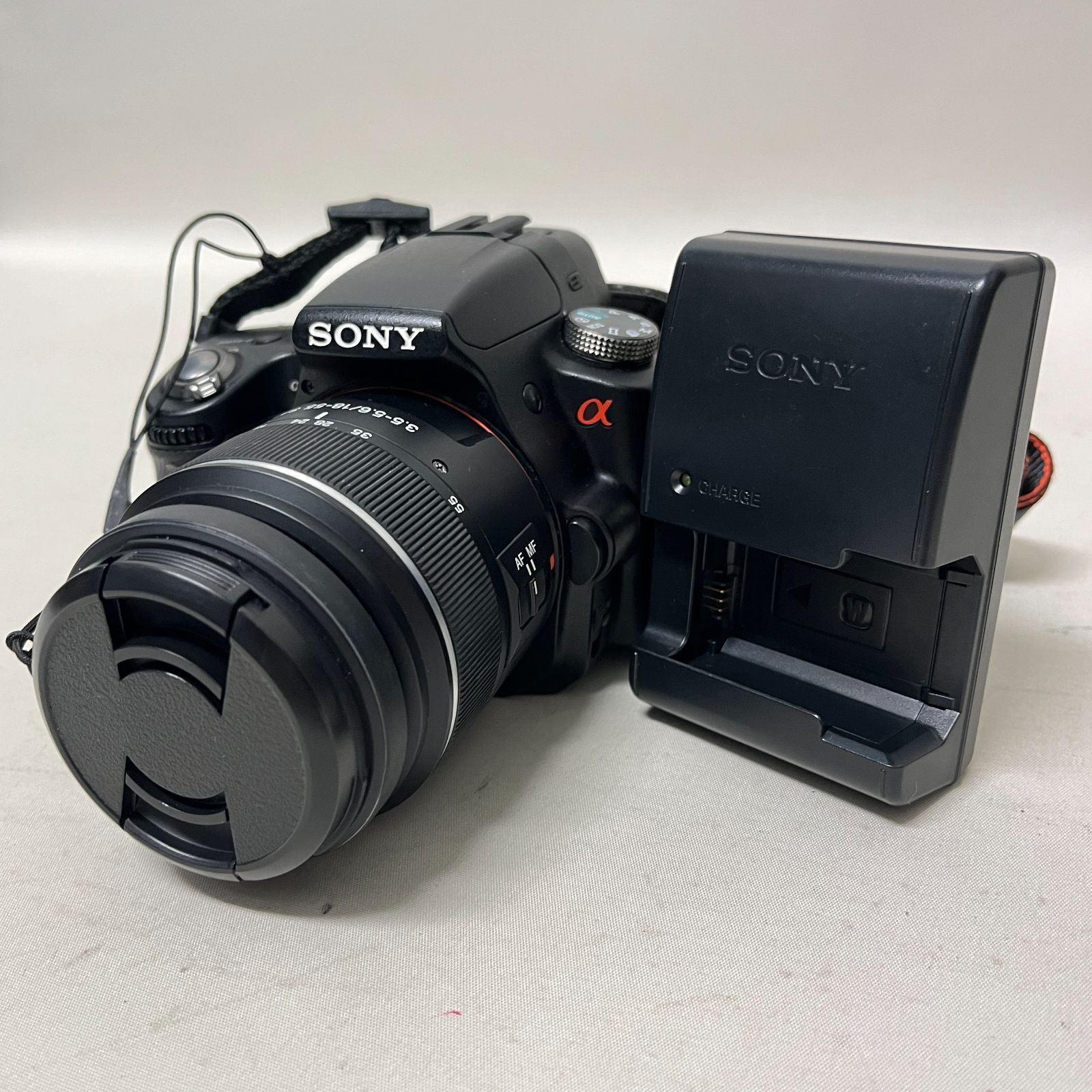 【浜館64-314】【店舗併売品】SONY ソニー 2010年製 α33 SLT-A33 デジタル一眼レフ   レンズセット【中古品】