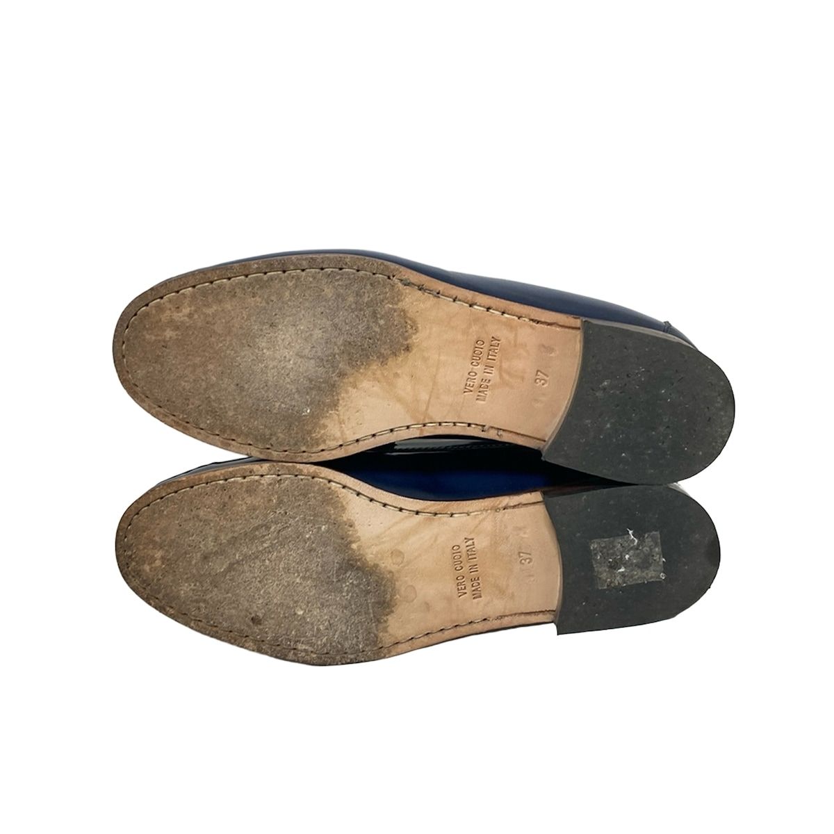 CORSO ROMA 9(コルソローマ) ローファー 37 レディース - ネイビー