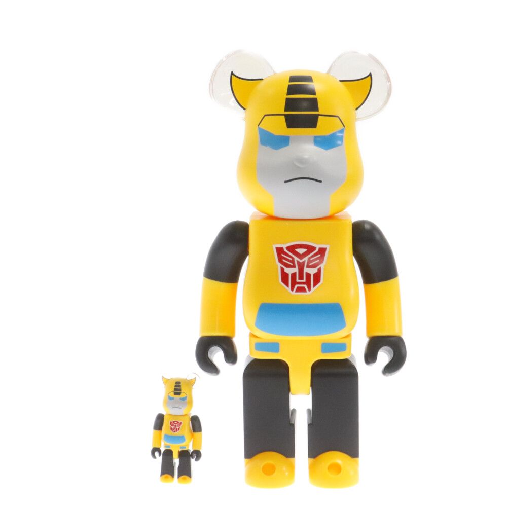 MEDICOM TOY - MEDICOM TOY メディコムトイ BE@RBRICK TRANSFORMERS BUMBLEBEE 100% & 400% ベアブリック トランスフォーマー バンブルビー フィギュア イエロー MEDICOM TOY (メディコムトイ) BE@RBRICK TRANSFORMERS