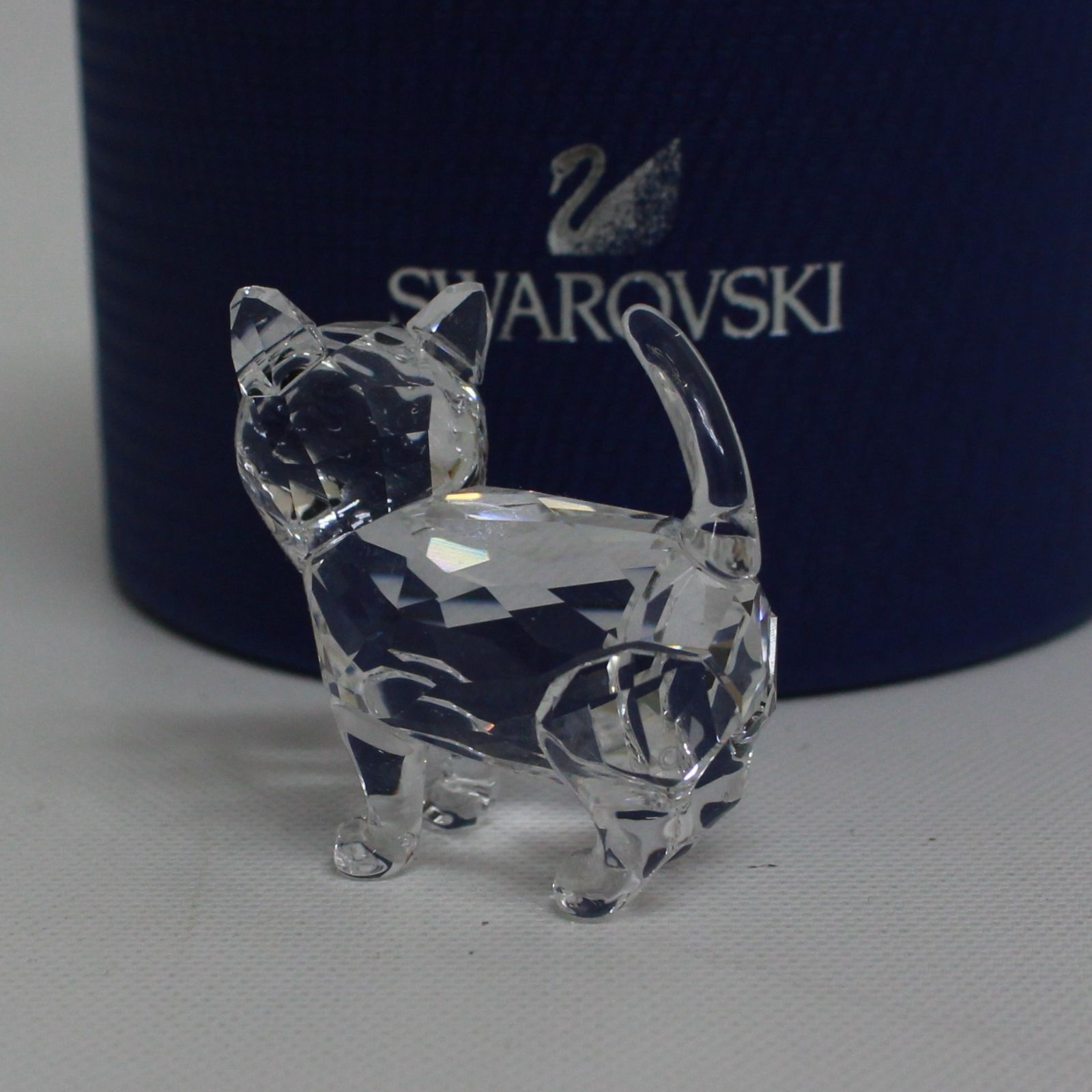 ☆22 SWAROVSKI スワロフスキー 猫 置物 KITTEN - メルカリ