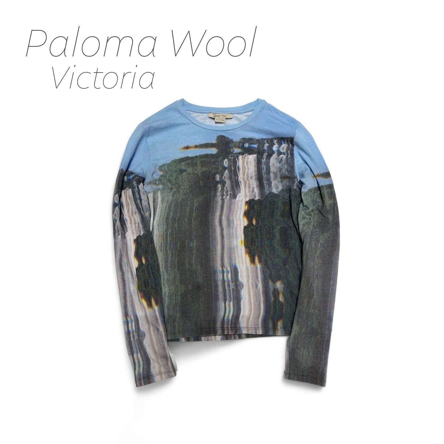 Paloma Wool (パロマウール) Victoria 転写プリントカットソー 