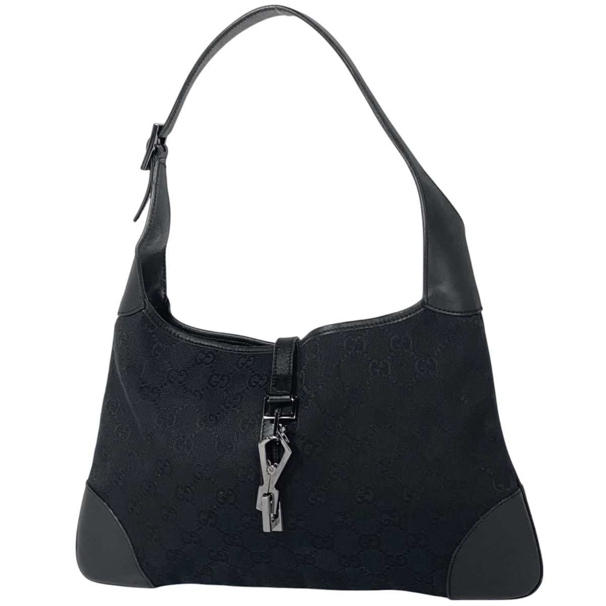GUCCI(グッチ) / ショルダーバッグ_GGキャンバス/レザー/WHT/総