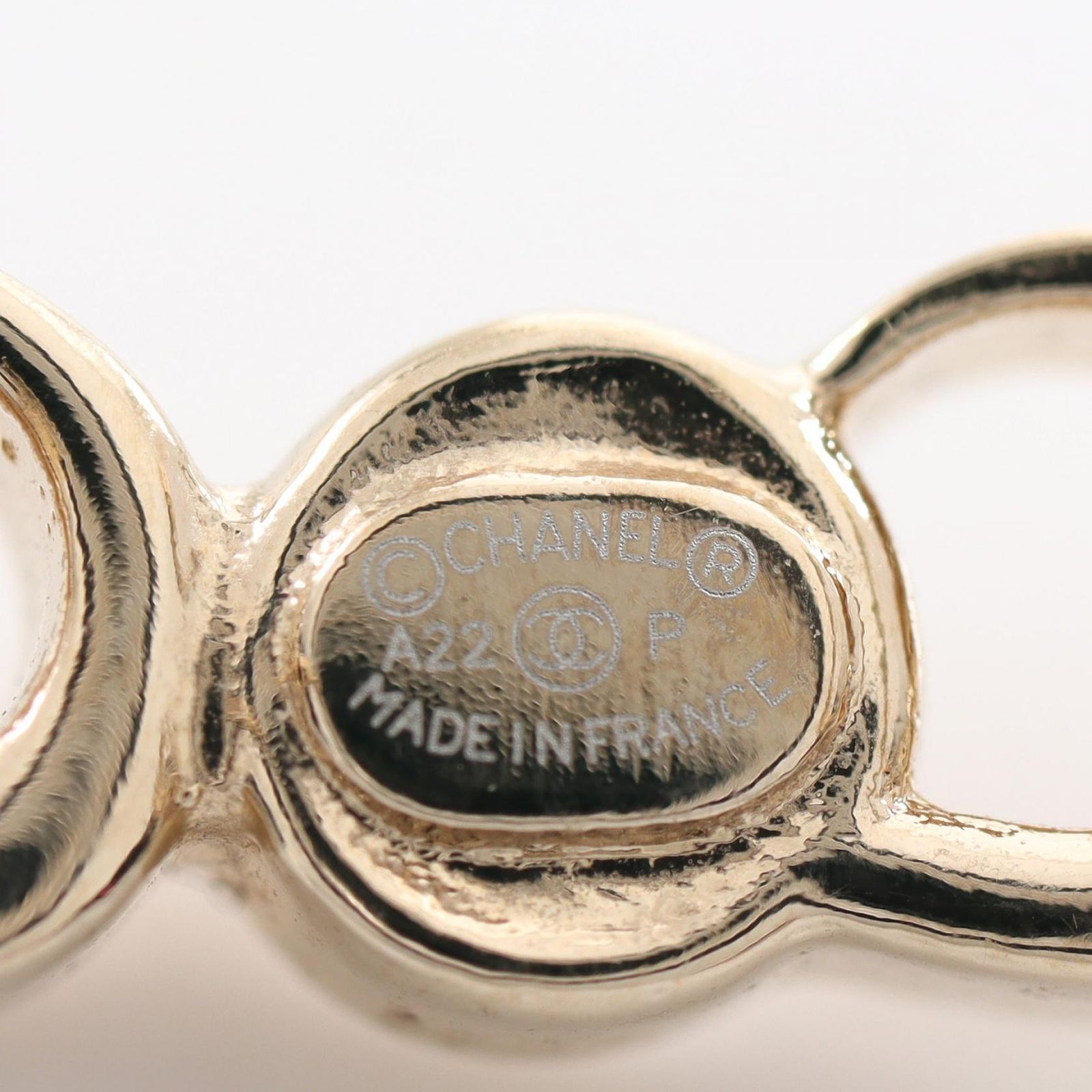 シャネル CHANEL ピアス ココマーク ロゴ AB7658 GP（ゴールド