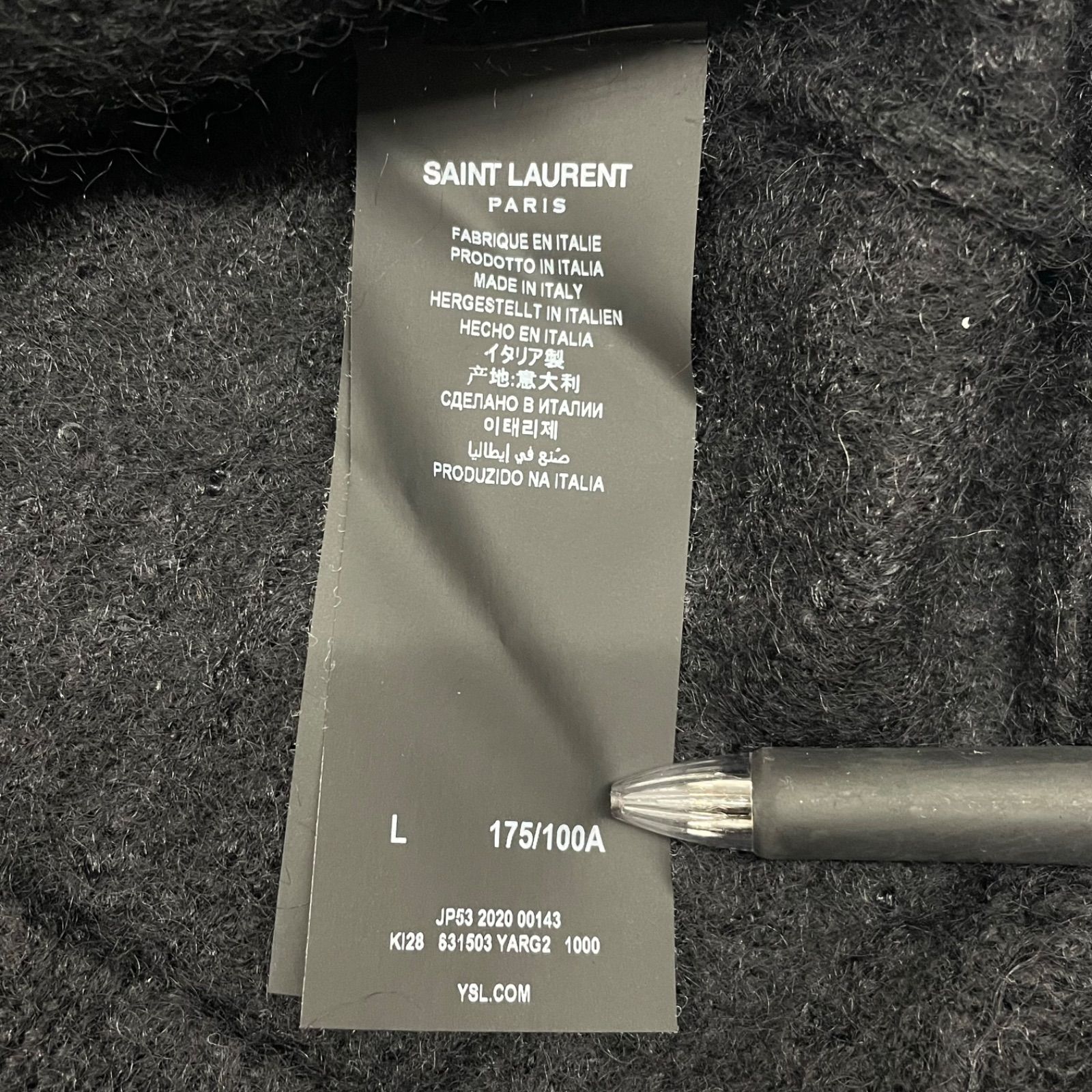 SAINT LAURENT PARIS サンローランパリ モヘヤ混セーター ニット プル 