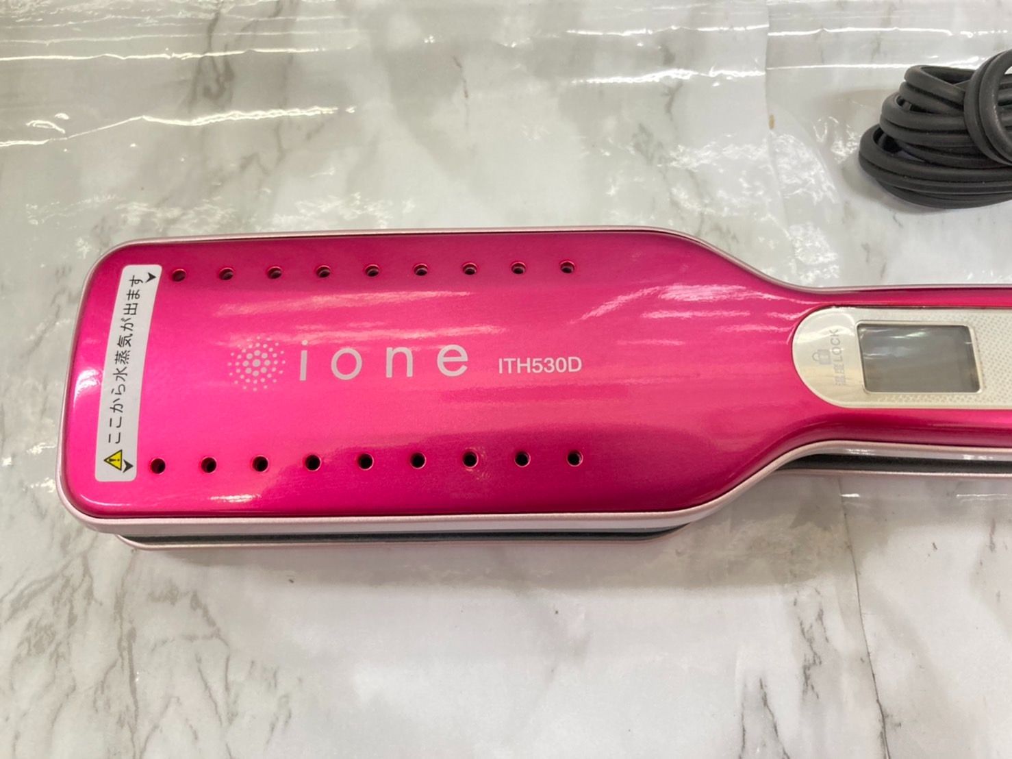 TESCOM ione ITH530D ヘアアイロン ジュエリーピンク