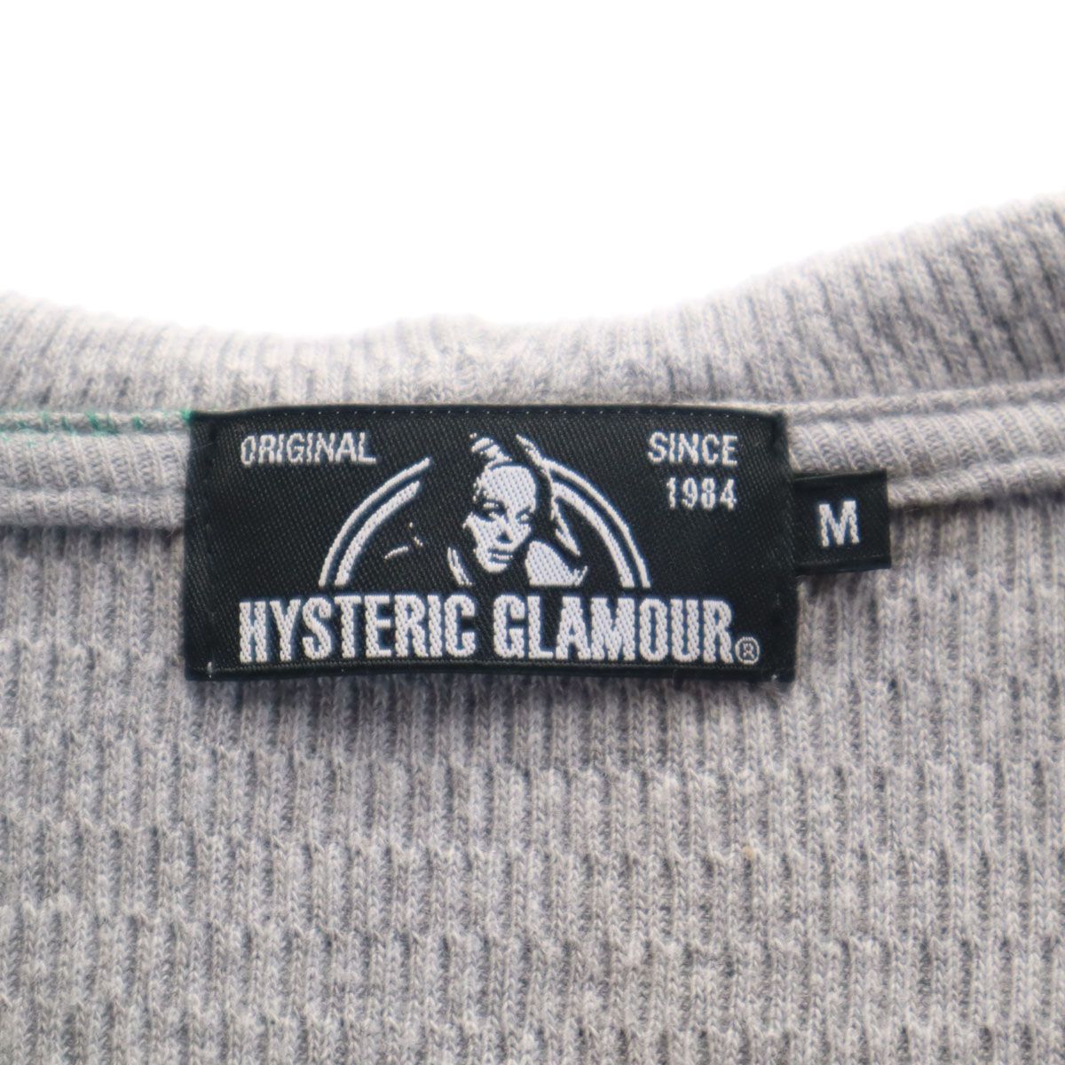 HYSTERIC GLAMOUR ニット プリントデザイン ジップ フーディー HYSTERIC GLAMOUR ニット プリントデザイン ジップ フーディー