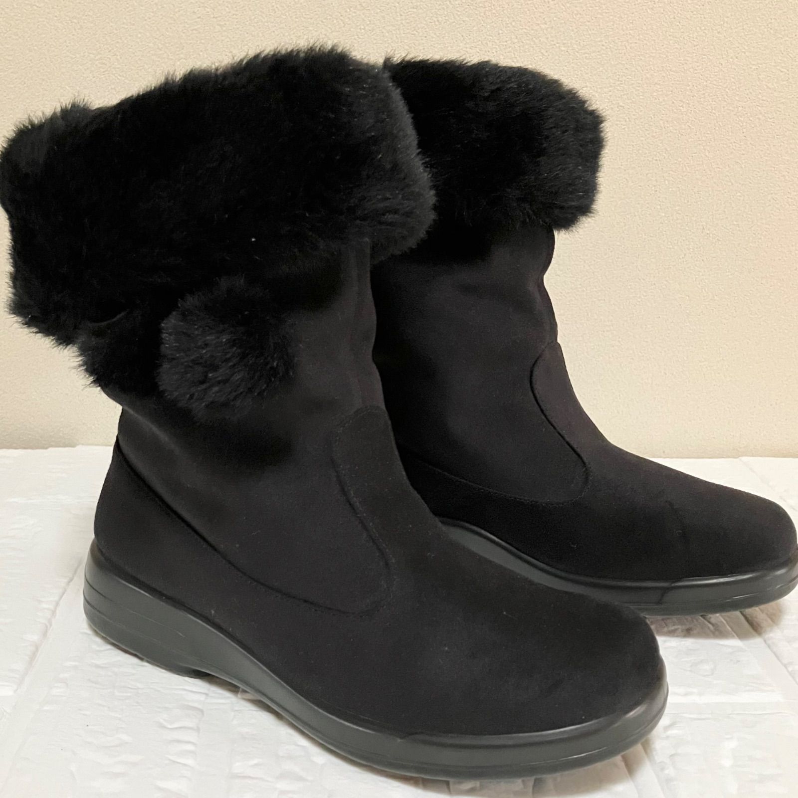 ロングブーツ アサヒ トップドライ TOP DRY 級 ボンボン付きムートンブーツ 2way GOATEX 防水 スノーブーツ