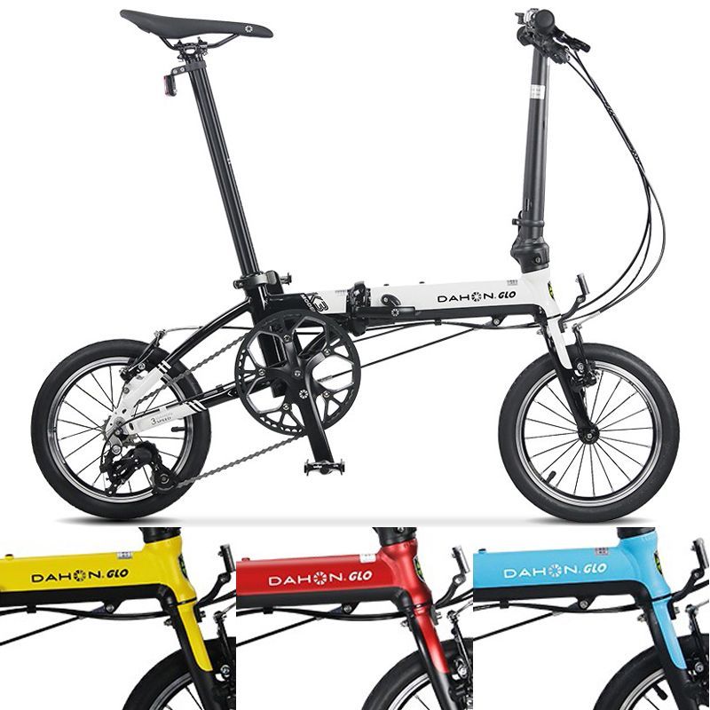 DAHON - DAHON ダホン K3 折りたたみ自転車 KA433 14インチ　水色×黒 Amazon | DAHON ダホン K3 14インチ (KAA433) 折りたたみ自転車