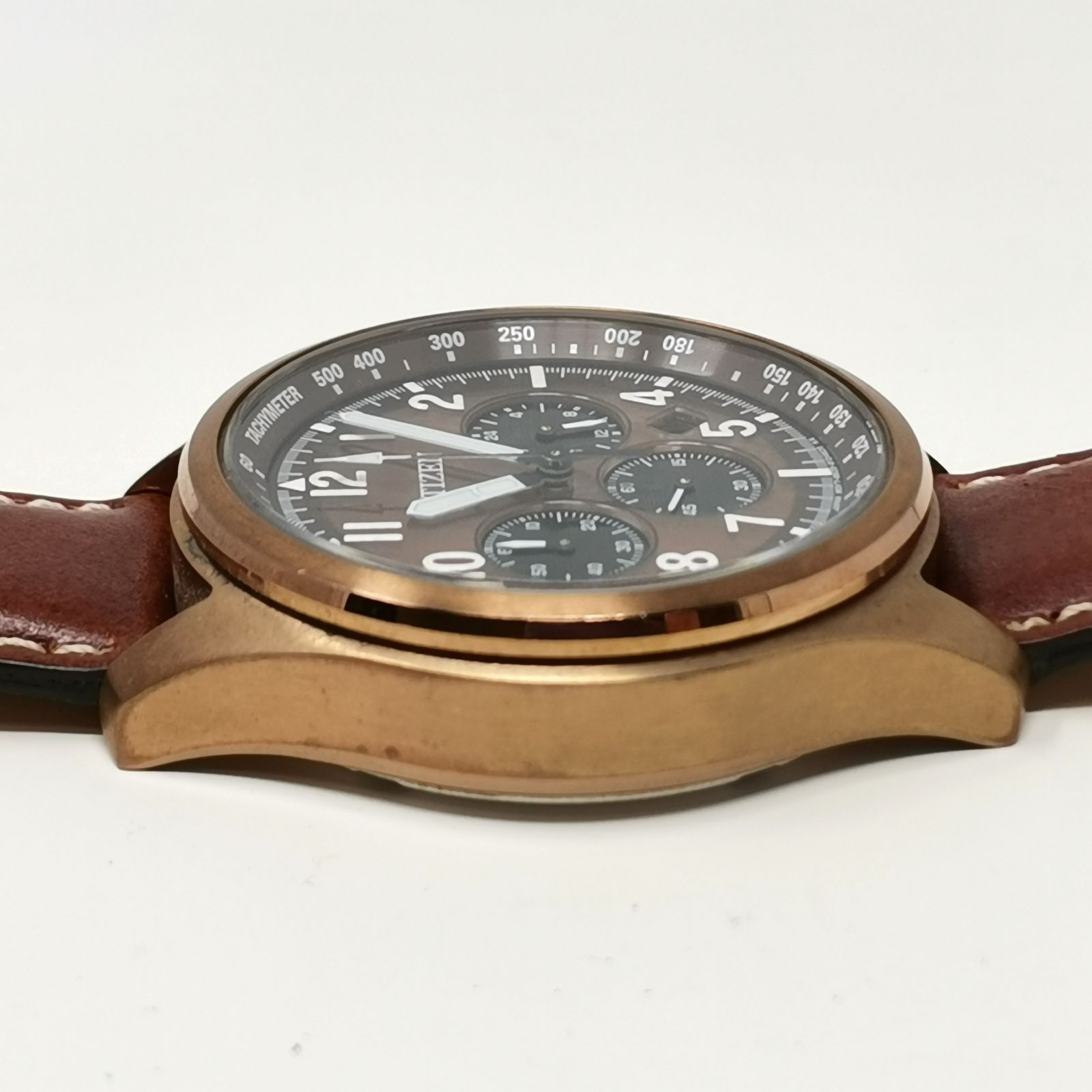 CITIZEN シチズン CA4003-02X エコ・ドライブ ミリタリーモデル クロノ 