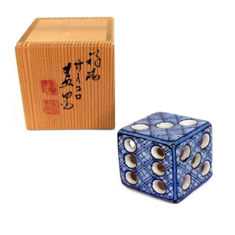 茶道具 蓋置 ショップ 高野昭阿弥 祥瑞 サイコロ蓋置