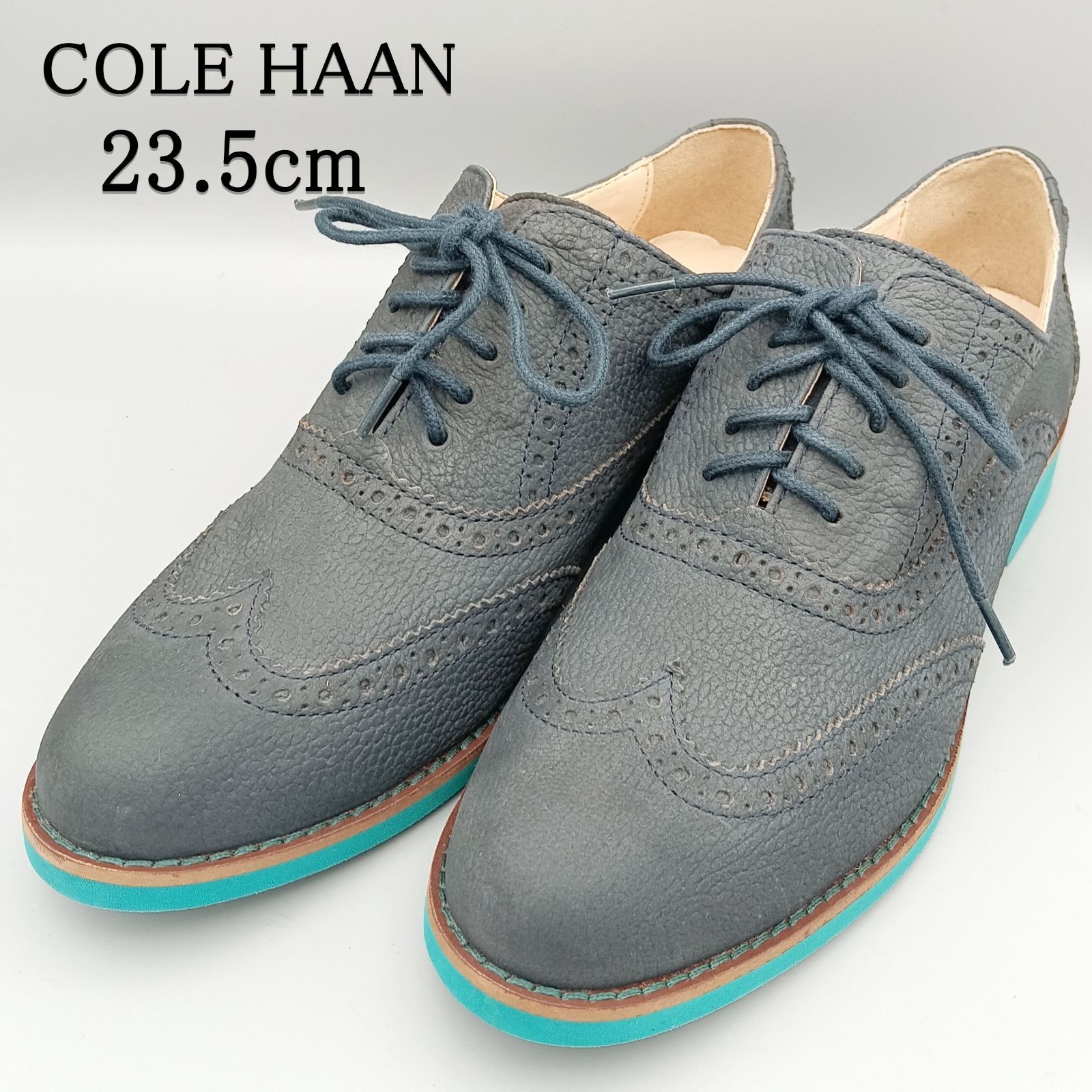 【極美品】COLE HAAN コールハーン バイカラー レザーシューズ 23.5 極美品】COLE HAAN コールハーン バイカラー レザーシューズ