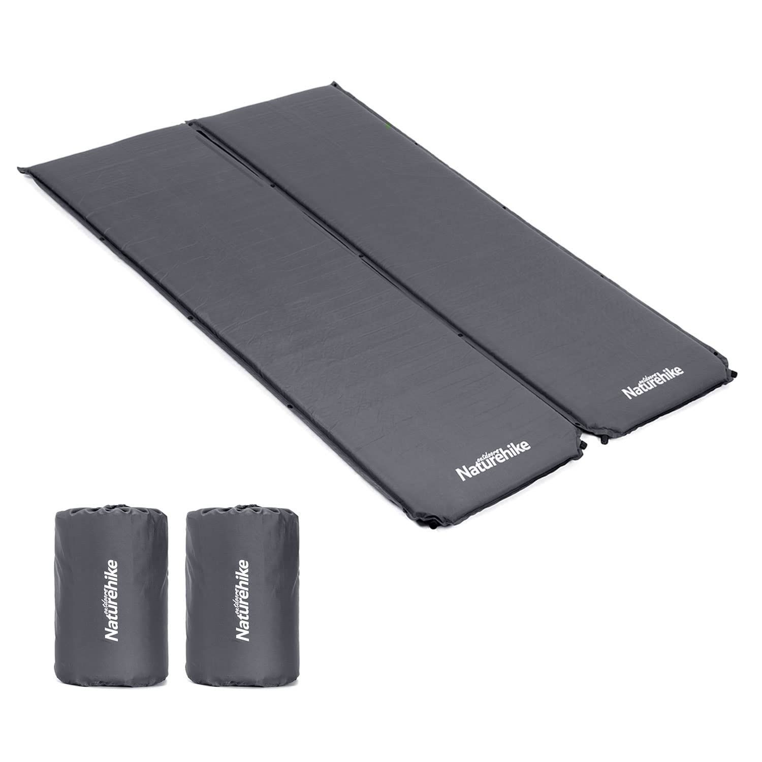 Naturehike エアーマット 自動膨張 R値 3.3 厚手5cm 無限連結 耐水加工 超軽量 キャンプ用 キャンピングマット アウトドア 車中泊マット テント泊 防水防潮 防災 四季使用 収納袋付き